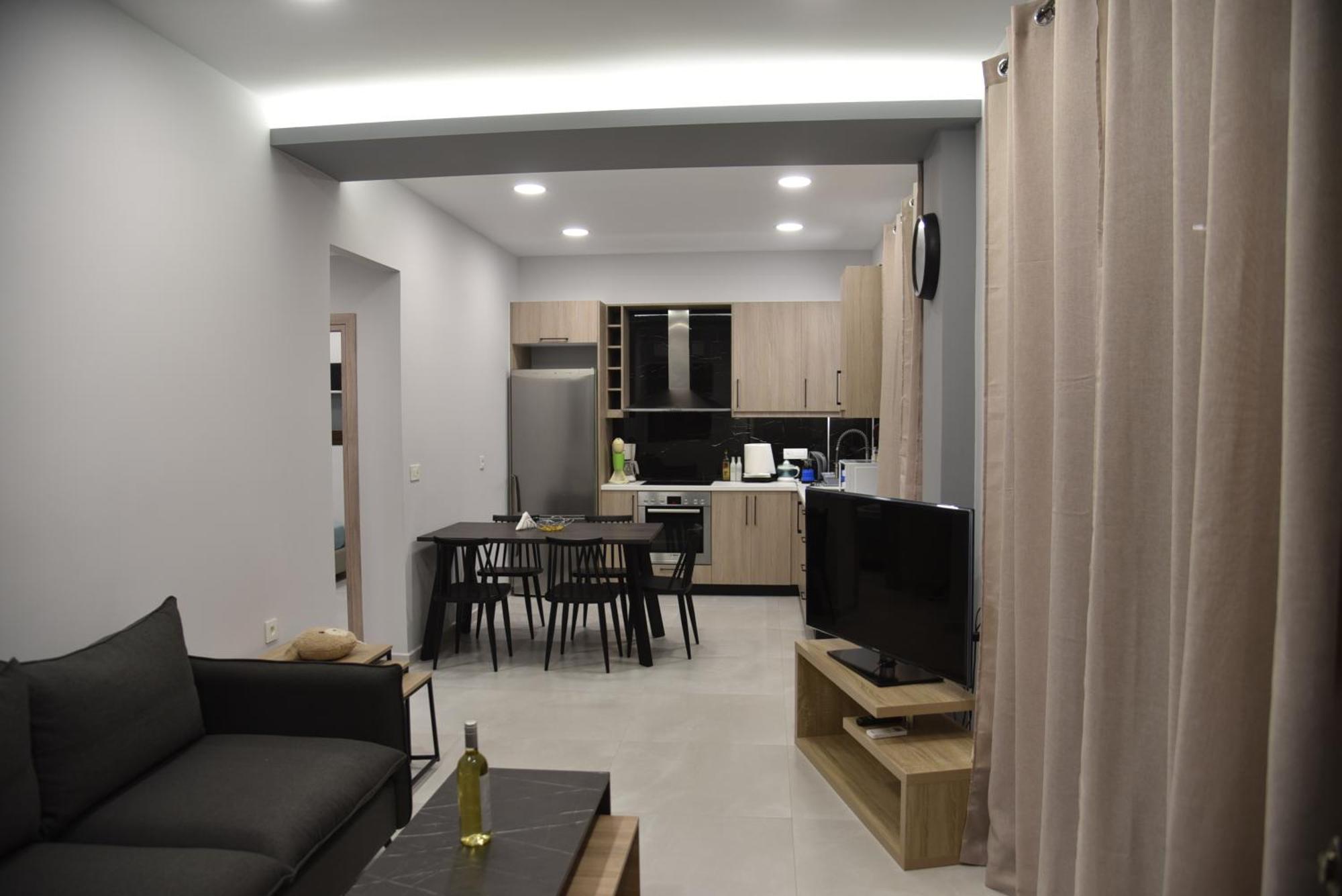 Pirgos Deluxe Apartment - Private Parking Kíssamos Exteriér fotografie